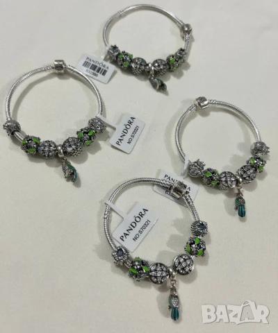 гривни PANDORA::най-високо качество едно към едно сребро pandora 925 , снимка 7 - Гривни - 51041965