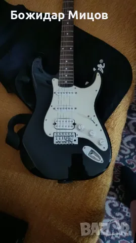 Електрическа китара Fender Squier Strat с усилвател, снимка 6 - Китари - 46969233