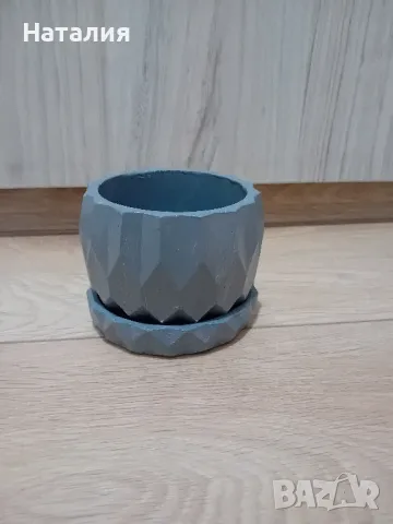 Гипсови кашпи и свещници., снимка 5 - Декорация за дома - 49763474