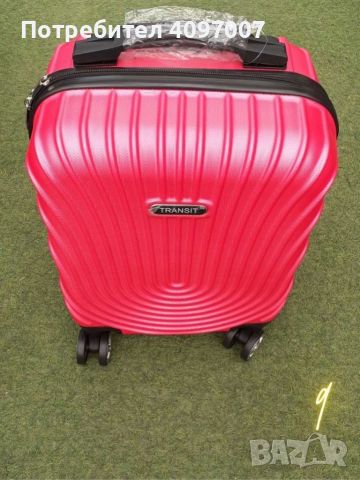 Стилен куфар с колелца за ръчен багаж с твърдо покритие 40/30/20см, снимка 10 - Куфари - 45660607
