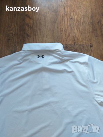 Under Armour Performance Textured 3.0 Polo Shirt - страхотна мъжка тениска КАТО НОВА 2ХЛ, снимка 9 - Тениски - 46351590