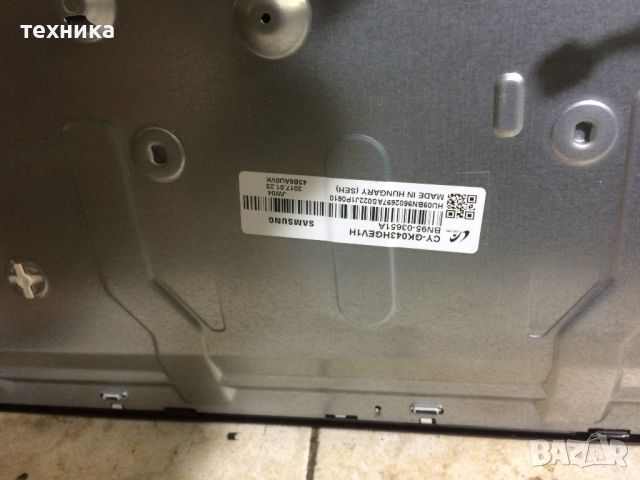 Samsung UE43KU6079-части, снимка 2 - Части и Платки - 46720993