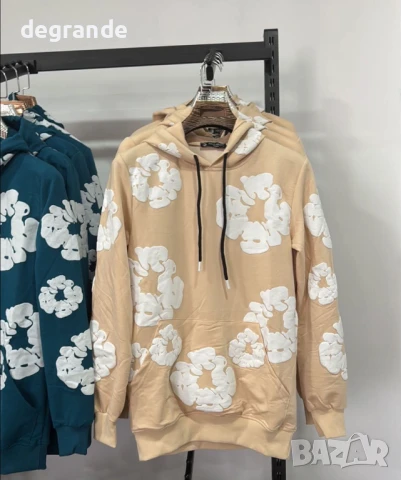 Мъжки Памучни суичъри на цветя.Различни разцветки, снимка 3 - Суичъри - 51248008