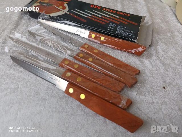 комплект ножове 6 броя , снимка 11 - Прибори за хранене, готвене и сервиране - 45073802