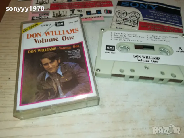 DON WILLIAMS-ORIGINAL TAPE 2212241014, снимка 3 - Аудио касети - 48431076