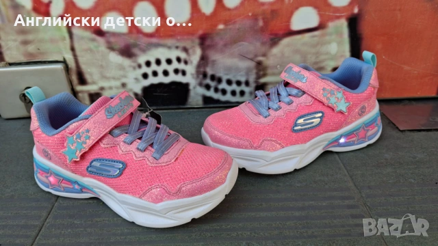 Английски детски светещи маратонки-SKECHERS, снимка 4 - Детски маратонки - 53770173
