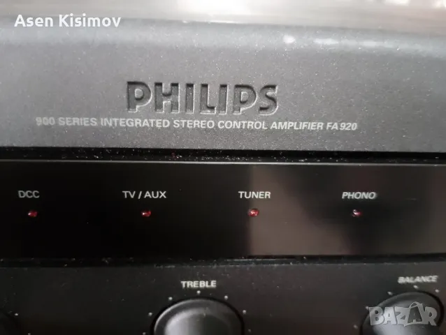 Philips fa 920, снимка 3 - Ресийвъри, усилватели, смесителни пултове - 49590109