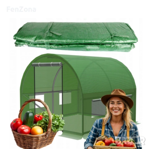 Фолио за оранжерия армирано - висока издръжливост с UV4 филтър,размери, снимка 3 - Оранжерии - 54051353