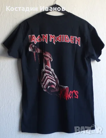 Iron Maiden Killers метъл рок тениска, снимка 3 - Тениски - 47596057