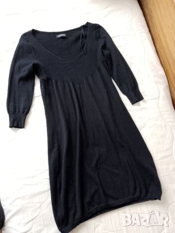 Сукман каре и черна плетена рокля , снимка 5 - Рокли - 45744248