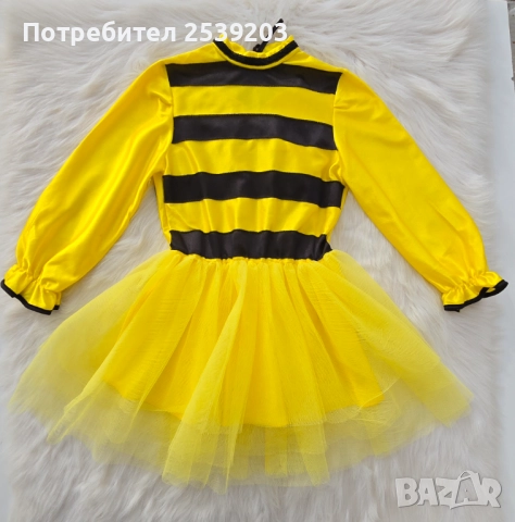 Костюм Пчеличка 6-7 години, снимка 3 - Детски рокли и поли - 52209440