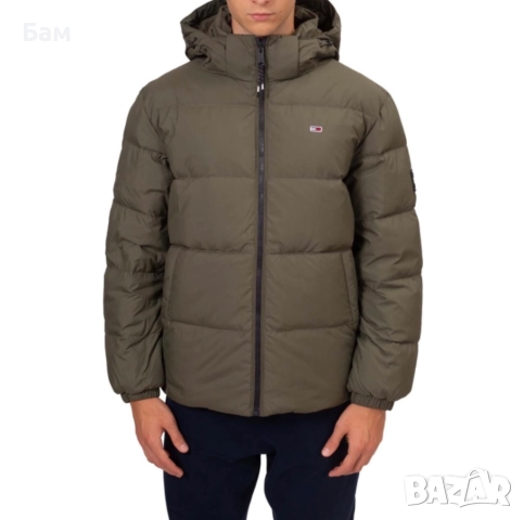 Оригинално мъжко пухено яке  Tommy Hilfiger размер ХЛ, снимка 2 - Якета - 52838709