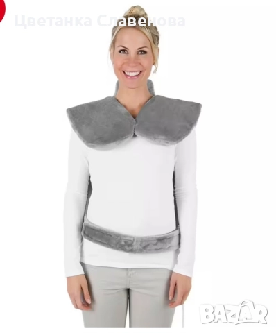 VITALmaxx голямо одеяло за отопление на гръб и рамене с 3 степени , 100 W!, снимка 7 - Масажори - 52404029