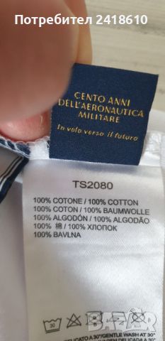 Aeronautica Militare Mens Regular Fit  Size 2XL НОВО! ОРИГИНАЛ! Мъжка Тениска!, снимка 11 - Тениски - 45251938