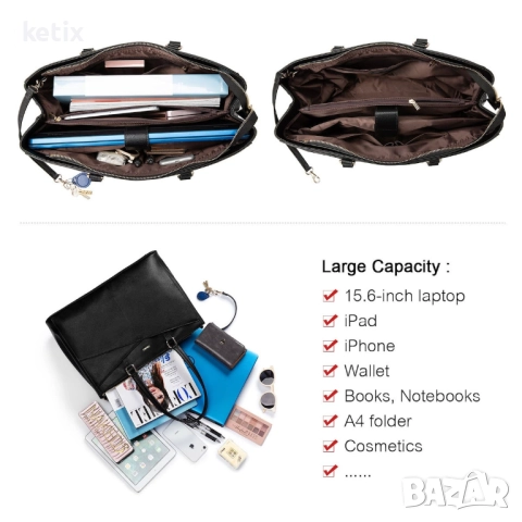 Дамска чанта за лаптоп LOVEVOOK , снимка 6 - Чанти - 52921324