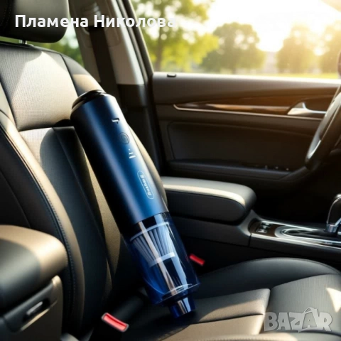 Портативна прахосмукачка 2 в 1 Rosberg, 65W 1800mAh, 0.1л., Акумулаторна, снимка 2 - Прахосмукачки - 52476913