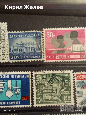 Стари пощенски марки от цял свят смесени АВСТРАЛИЯ, АМЕРИКА, БЕЛГИЯ за КОЛЕКЦИЯ 52007, снимка 6 - Филателия - 53217532