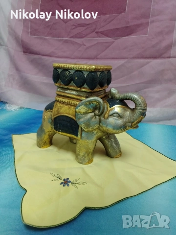 слон саксия статуетка , снимка 6 - Статуетки - 53612095