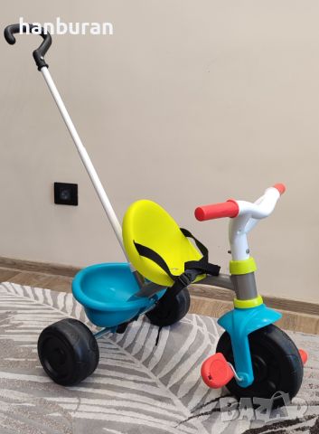 Smoby триколка с родителски контрол, снимка 2 - Детски велосипеди, триколки и коли - 46059808