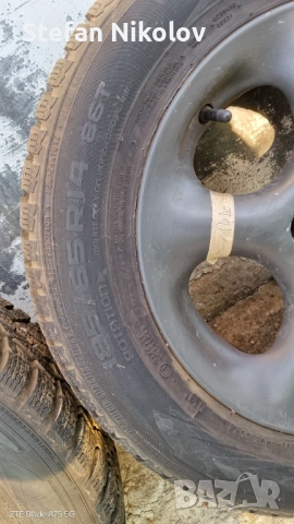 Продавам джанти с гуми за тойота
