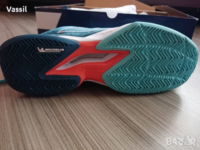 NEW! тенис маратонки BABOLAT JET MACH3 CLAY MEN 46, снимка 3 - Тенис - 53396913