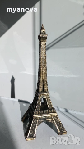 Vintage, метална статуетка на Айфеловата кула. , снимка 3 - Статуетки - 53817859
