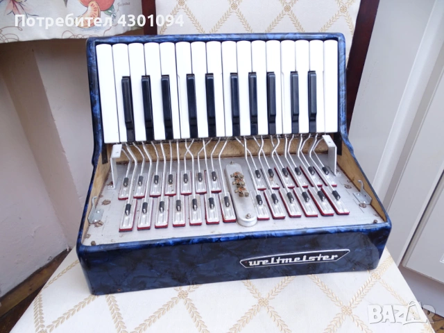 Корпус (клавиатура) с тарги за Акордеон Weltmeister Stella 40 баса