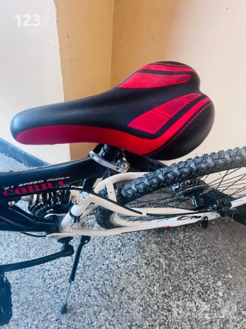 Велосипед RDB Coora, Full suspension, 26 гнча. Оборудвано Shimano, 21 скорости. Черен Червен (COBRA2, снимка 6 - Индустриална техника - 51667347