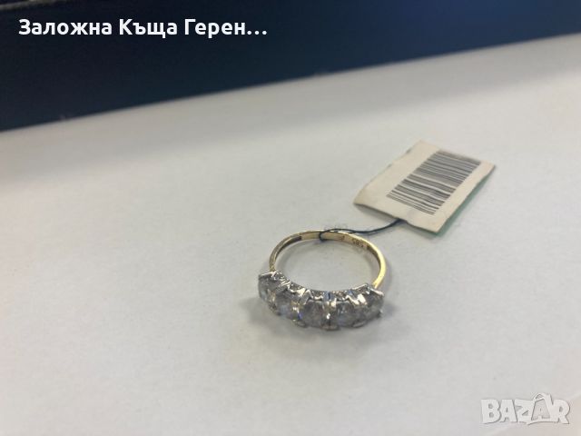 Дамски златен пръстен 2,44гр. размер 56гр., снимка 2 - Пръстени - 45112157