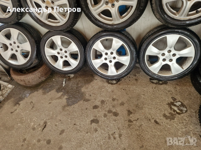 Лети джанти за Опел 17 с гуми подарък, снимка 2 - Гуми и джанти - 54069205