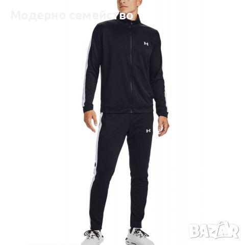 Мъжки спортен екип under armour knit track suit black, снимка 3 - Спортни дрехи, екипи - 46664308