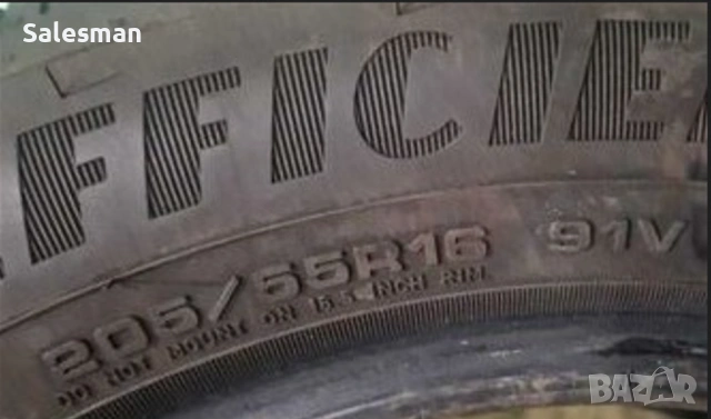 4 броя летни гуми GOODYEAR 205/55/R16  DOT 4019, снимка 2 - Гуми и джанти - 53930687