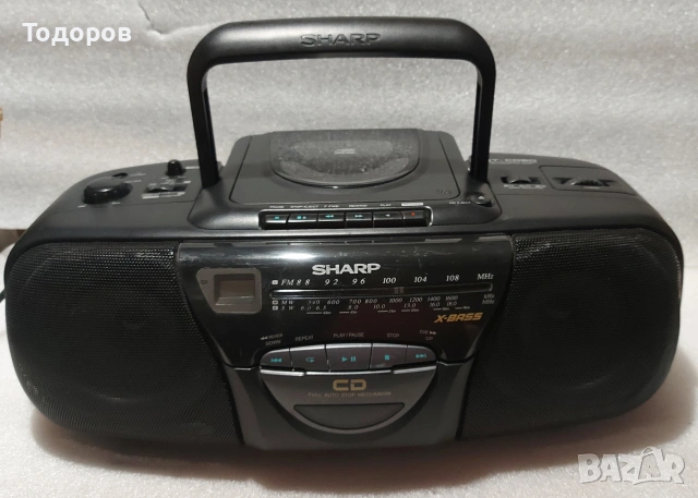 Sharp QT-CD50H стерео радиокасетофон със CD плейър 