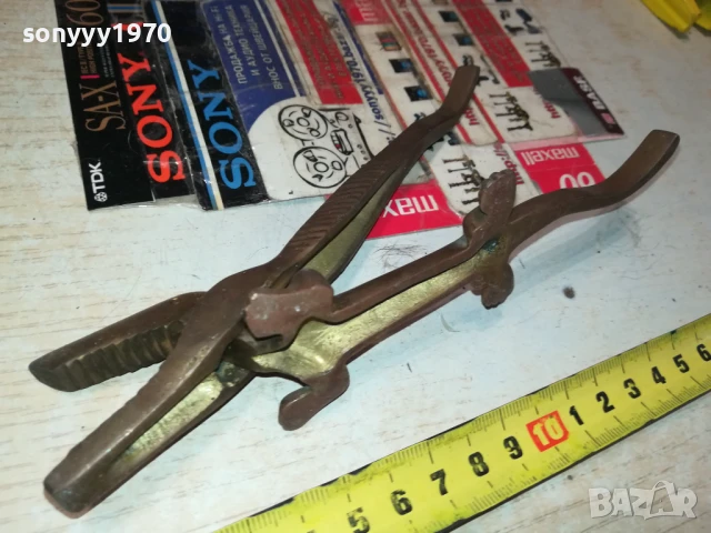 МЕСИНГОВ КРОКОДИЛ 2506250833, снимка 5 - Антикварни и старинни предмети - 50789371