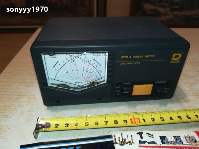  DAIWA SN-103 CROSS NEEOLE METER SWR & POWER METER-GERMANY 2306242028, снимка 9 - Ресийвъри, усилватели, смесителни пултове - 46330609