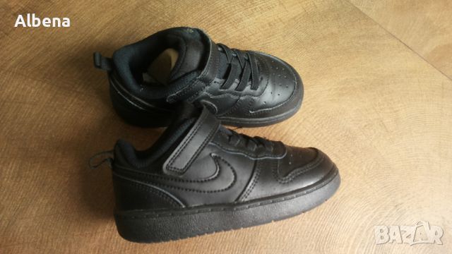 NIKE Court Borough Low 2 Leather Kids Shoes Размер EUR 25 / UK 7,5 детски естествена кожа 208-14-S, снимка 3 - Детски маратонки - 46526576