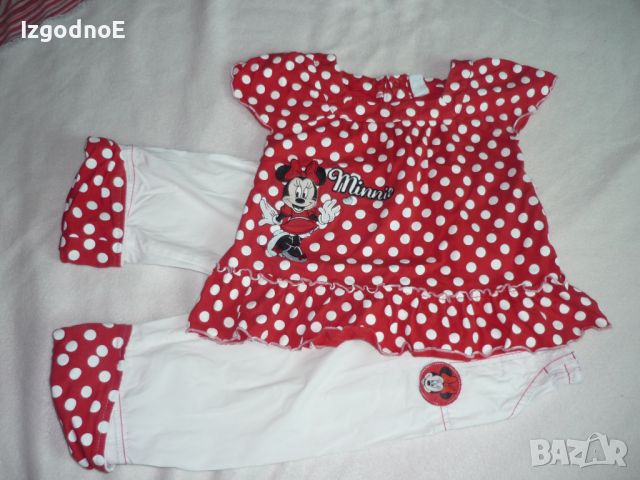 110 Disney Лятно костюмче Мини Маус, снимка 1 - Детски комплекти - 46317523