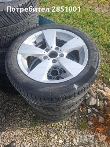 За Е60.225/50 R17, снимка 2 - Гуми и джанти - 54081491