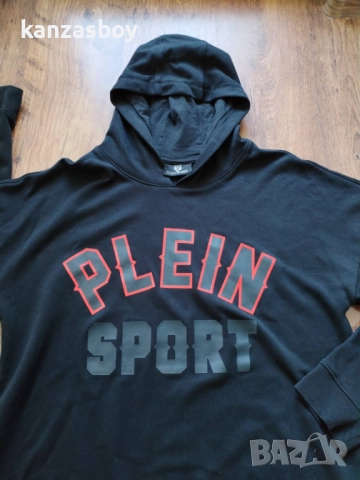 plein sport - страхотно мъжко горнище КАТО НОВО Л, снимка 4 - Спортни дрехи, екипи - 52541383