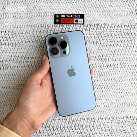 256гб❗️100% батерия❗️ iPhone 13 Pro *лизинг от 50лв/м / Sierra Blue, снимка 1 - Apple iPhone - 46139323