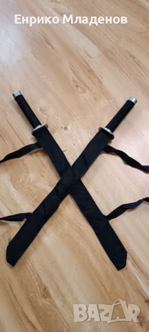 NINJA TWIN мечове Kалъфи за гръб, снимка 7 - Ножове - 45465503
