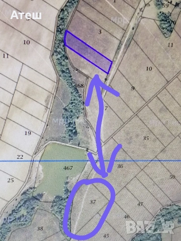 нива земя имот , снимка 10 - Земеделска земя - 53599281