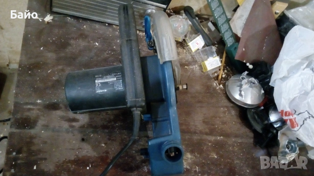 Циркуляр за дъров, работещ,  с употребявана диамантинаа, без настолната част, снимка 4 - Циркуляри - 53998314