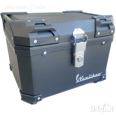 Куфар за мотор Mercado Trade, 30л., Водоустойчив, Черен