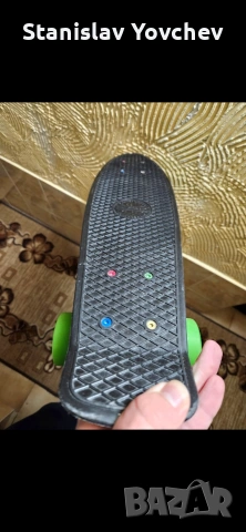 Черен пениборд/скейтборд Byox Graffiti 56см, снимка 4 - Скейтборд, ховърборд, уейвборд - 53341231