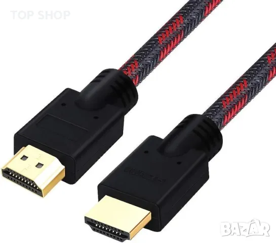 Shuliancable HDMI кабел, съвместим с висока скорост с Ethernet ARC 3D Ultra HD 15м, снимка 6 - Друга електроника - 48748598