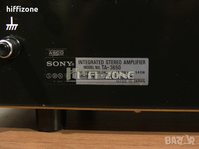 Усилвател   Sony ta-3650 /1 , снимка 10 - Ресийвъри, усилватели, смесителни пултове - 53694333