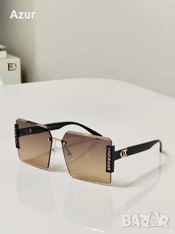 Слънчеви очила с UV400 защита с калъф и кутия Balmain 🕶 Chanel Код D279 - Различни цветове, снимка 7 - Слънчеви и диоптрични очила - 46463201