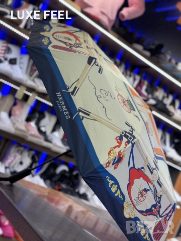 HERMES 💎Дамски Чадър ☔, снимка 2 - Други - 53287669