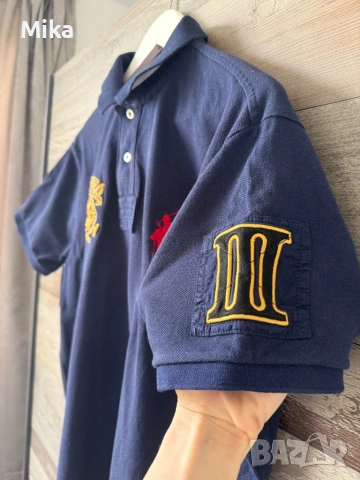 Мъжка винтидж тениска Polo Ralph Lauren размер Л, снимка 2 - Тениски - 54198823